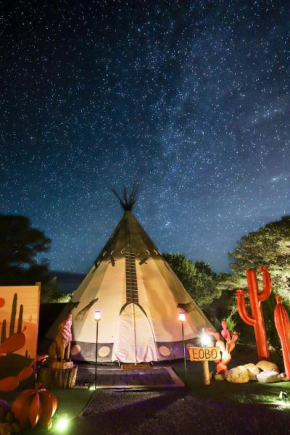 Lobo Tipi at El Mistico Ranch
